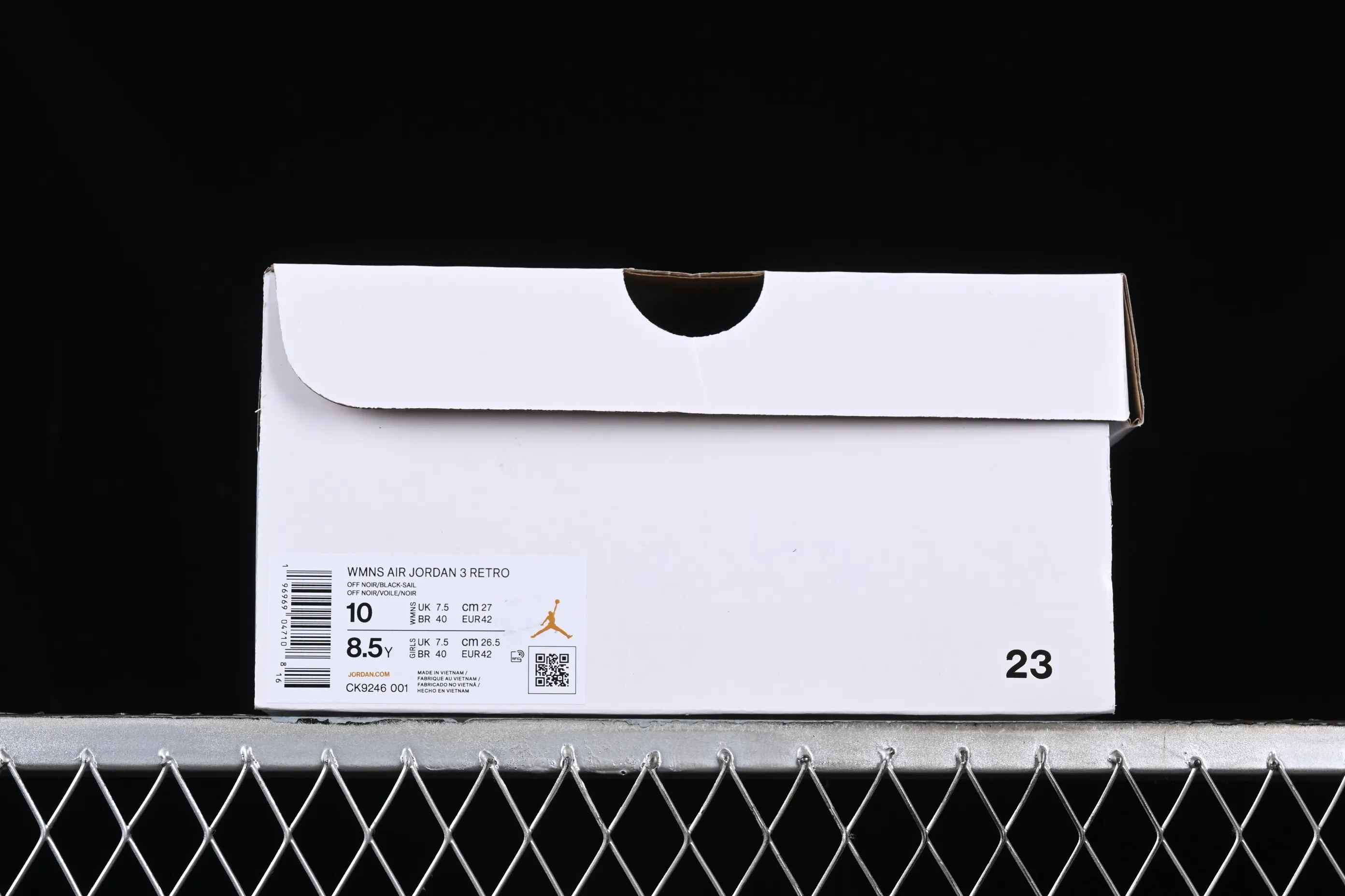 All categories Air Jordan Jordan series basketball shoes Air Jordan 3 foreign trade version Air Jordan 3 Retro "Off Noir" AJ3 Joe 3 old black cement CK9246-001